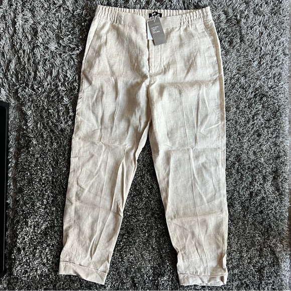 H&M LINEN PANTS - Picture 1 of 5